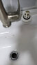 科固（KEGOO）洗手盆下水管陶瓷彈跳芯下水器套裝 面盆洗臉盆排水去水橫排K5062 曬單實(shí)拍圖