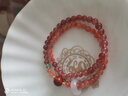 普陀山正品天然南紅手串男女生雙圈手鏈招財轉運瑪瑙送女友禮物 【財富石-福氣相伴】南紅雙圈 曬單實(shí)拍圖