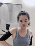 BNWTydhw臺灣瘦手臂套強壓力瘦胳膊袖套束小腿減粗手臂蝴蝶臂拜拜肌肉神器 黑色常規(guī)升級款1雙 曬單實拍圖