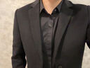 nasawassup高端品牌羊絨西服男士2025新款職業(yè)正裝通勤商務(wù)休閑羊毛西裝外套 黑色 【專柜甄選】 M 曬單實(shí)拍圖