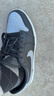 Jordan男子休閑鞋喬丹AJ1影子灰 JORDAN 1 運(yùn)動鞋DD9315-001黑/灰42 曬單實(shí)拍圖