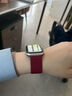適用蘋(píng)果手表表帶s10磁吸iwatch s9編織尼龍apple watch S8/7/6代 安可拉紅尼龍 磁吸表帶 適用s10 42mm 曬單實(shí)拍圖