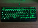 雷蛇（Razer）小蜘蛛 黑寡婦蜘蛛X競技版背光款 機械鍵盤 有線鍵盤 游戲鍵盤 87鍵 電競 綠軸 曬單實拍圖