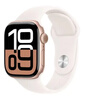 Apple/蘋果 Watch Series 10 智能手表GPS款46毫米玫瑰金色鋁金屬表殼淡桃粉色運動型表帶S/M MX293CH/B 曬單實拍圖