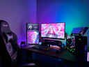 漫步者花再Halo PixelBar深淵字幕歌詞音響電腦桌面音箱 自定義屏幕長條有線音箱藍牙6.0RGB燈效 破界黑 曬單實拍圖