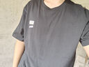 名創(chuàng  )優(yōu)品（MINISO）短袖男純棉休閑寬松夏季圓領(lǐng)百搭青少年潮流半袖t恤 黑 XL 曬單實(shí)拍圖