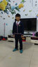衣諾坊春秋兒童毛衣校服小學(xué)生幼兒園園服班服合唱演出服男女童套裝 藏青男款（針織衫+襯衫+褲子+領(lǐng)帶） 150 （建議體重67-80斤） 曬單實(shí)拍圖