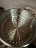 傳世家徽（Muceski）湯鍋蒸鍋316不銹鋼燉煮鍋無涂層煲湯燜鍋煮粥燃氣電磁爐通用 26+蒸籠【一體成型耐用十年 26cm 曬單實拍圖