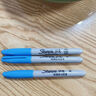 銳意（Sharpie）雙頭細(xì)頭馬克筆油性記號(hào)筆進(jìn)口防褪色速干辦公用品耐用黑藍(lán)紅4支組合裝美術(shù)寫生 曬單實(shí)拍圖