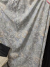 Olrain歐芮兒藍色綁帶上衣碎花半裙套裝女夏季2025新款時尚兩件套 藍色 XL 曬單實拍圖