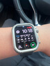 岧峣適用Apple/蘋(píng)果手表保護殼金屬Ultra1/2代Series手表殼iWatch s10表帶機甲s9/8/7殼套45/46/49mm 頂配一體旋鈕-鈦色【全新升級合金工藝】全包防水 適用蘋(píng)果Wa 曬單實(shí)拍圖