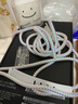均垚適用蘋果充電器保護(hù)套iPhone15充電線保護(hù)套防折斷防咬斷蘋果12/13/14充電器20W手機(jī)數(shù)據(jù)線保護(hù)套 【good luck笑臉】頭套+鐳射白+線夾2個(gè) 曬單實(shí)拍圖