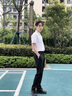 皮爾卡丹（pierre cardin）休閑褲男士秋冬季商務(wù)正裝修身西裝長褲子彈力職場上班免燙西褲 黑色 34 （145-160斤） 曬單實拍圖