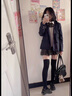 啄木鳥(niǎo)黑色夏季樂(lè)福鞋女2025年新款厚底百搭休閑單鞋配裙子英倫風(fēng)小皮鞋 黑色 37 (235mm) 曬單實(shí)拍圖