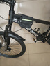 永久自行車(chē)山地車(chē)成人越野減震變速鋁合金油碟公路賽學(xué)生男女單車(chē)碟剎 【曜石黑】輻條輪鋁架 30速26寸（適合160-180cm） 曬單實(shí)拍圖