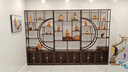棉美博古架實木中式展示柜產(chǎn)品展示架多寶閣茶具置物架酒柜現(xiàn)代簡約 左中右組合291cm長【特厚加固】 無規(guī)格 曬單實拍圖