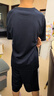 多多家男童潮流套裝夏季運動訓練服2025新款兒童透氣跑步T恤短褲兩件套 曬單實拍圖