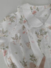 全棉時(shí)代孕婦月子服全棉紗布喂奶產(chǎn)后哺乳孕婦睡衣家居服套裝 夢(mèng)幻花園165 曬單實(shí)拍圖