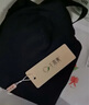 千奈美內衣女無痕無鋼圈大胸顯小側收副乳親膚全罩杯文胸 黑色 95BC  曬單實拍圖