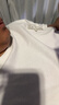UR2025夏季新款男裝時(shí)尚休閑立體圖案棉質(zhì)短袖T恤UMM450042 本白 L 曬單實(shí)拍圖