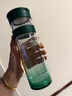 星巴克（Starbucks）玻璃養(yǎng)生水杯320ml茶水分離杯雙層泡茶水杯青松綠款七夕禮物 曬單實(shí)拍圖