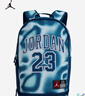 NIKE JORDAN 耐克AJ男女生雙肩背包新款學(xué)生書包收納包 靛藍(lán)色/棉花糖 2T/4T【25*12*33cm 約9.9L】 曬單實拍圖