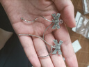 妙奕嘉蝴蝶結(jié)耳環(huán)女2025新款高級感耳飾長款流蘇銀色亮鉆耳釘生日禮物女 法式蝴蝶結(jié)流蘇耳環(huán) 一對 曬單實拍圖