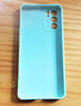 芝客 oppo reno6手機(jī)殼reno6pro液態(tài)硅膠保護(hù)套pro+直邊全包防摔簡(jiǎn)約創(chuàng)意時(shí)尚軟殼 Reno6【淡青色-楓葉】 曬單實(shí)拍圖