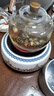 容山堂加厚玻璃蒸煮茶壺泡茶壺大容量燒水壺煮茶器圍爐煮茶爐套裝 胡桃木把玻璃煮茶壺-天門提梁壺 曬單實(shí)拍圖