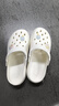 名創(chuàng)優(yōu)品（MINISO）洞洞鞋男女夏季外穿涼鞋防滑厚底踩屎感包頭涼拖鞋 白色+海洋星星 曬單實(shí)拍圖