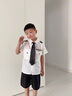 皮爾卡丹童裝男童套裝夏季兒童短袖角色扮演警官服空軍機(jī)長服裝小孩演出服 機(jī)長服套裝+帽子 90 尺碼1~2歲【 80-90cm】 曬單實拍圖