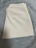 PORTS寶姿春季新品女裝簡約通勤純色休閑長褲ALP8P007PWQ076 米白色 XS (2) 曬單實(shí)拍圖