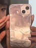 文初ANNACASE韓國ins少女漸變銀粉色水波紋鐳射手機殼適用于16pro新款15promax蘋(píng)果13全包12防摔保護套 銀粉色水波紋 iPhone 16 Pro Max 曬單實(shí)拍圖