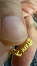 中國黃金（CHINA GOLD）金榜題名足金毛筆吊墜新款男士掛件高七夕情人節(jié)禮物送女朋友老婆 足金毛筆吊墜 約0.4g【贈銀鏈】 曬單實拍圖