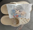 名創(chuàng)優(yōu)品（MINISO）洞洞鞋男女夏季外穿涼鞋防滑厚底踩屎感包頭涼拖鞋 卡其+海洋星星 曬單實拍圖