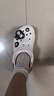 卡駱馳crocs貝殼泡芙洞洞鞋休閑鞋|210061 白色-100 37/38(230mm)  曬單實拍圖