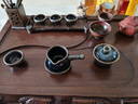 見智烏檀原木茶盤全自動(dòng)套裝一體客廳家用辦公室高檔實(shí)木邊雕茶臺(tái)整塊 90*46*6.5cm-[烏檀木]【無茶爐】 曬單實(shí)拍圖