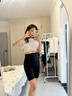 婷美（GRACEWELL）高腰收腹褲女懸浮提拉強(qiáng)力收肚子無痕提臀束腰產(chǎn)后塑形褲 黑色M 曬單實(shí)拍圖