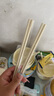新款陶瓷泡面碗ins風(fēng)耐高溫雙耳泡面碗食品級(jí)餐具學(xué)生一人食飯碗 面碗+碗蓋+勺子+筷子（四件套） 曬單實(shí)拍圖