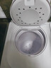 雙鹿洗衣機(jī)半自動(dòng)家用大容量雙桶雙缸波輪洗衣機(jī)脫水甩干雙筒 半自動(dòng)洗衣機(jī) 15公斤 純銅電機(jī)+藍(lán)光潔凈 曬單實(shí)拍圖