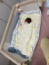 ANGI BABY新生兒嬰兒床帶尿布臺(tái)可拼接大床寶寶搖搖床可移動(dòng)多功能哄睡神器 云霧米 尿布臺(tái)+椰棕棕墊+禮包 曬單實(shí)拍圖