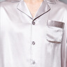 絲界商場(chǎng)同款重磅真絲睡衣男100%桑蠶絲情侶家居服衣褲套裝七夕禮物 曬單實(shí)拍圖