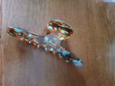 晨色醋酸抓夾發(fā)夾鯊魚(yú)夾后腦勺盤(pán)發(fā)夾發(fā)卡高級感夾子頭飾 藍棕色 曬單實(shí)拍圖