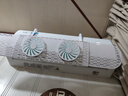 梵格仕空調(diào)擋風(fēng)板防直吹掛式通用防塵罩出風(fēng)口簾導(dǎo)風(fēng)神器免安裝帶扇葉款 簡約白【可伸縮可調(diào)節(jié)】疏風(fēng)扇款 曬單實拍圖