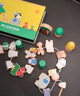 imikids大粒串珠積木幼兒童穿珠子玩具寶寶蒙氏穿線教具1-2歲 萌寵動物秀 曬單實拍圖