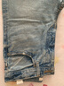 moussy【熱銷(xiāo)爆款】褲王新款直筒水洗毛邊牛仔褲010GAS11-5440 藍色 M 曬單實(shí)拍圖