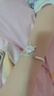 海上羅孚925銀手鐲女士花絲和田玉銀鐲子復(fù)古國潮母親節(jié)生日520禮物送女生 銀蓮花平安鎖半鐲手鏈+證書 曬單實(shí)拍圖