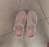 念露嵐多巴胺新款防滑洞洞鞋女外穿護士鞋夏季透氣青年軟底果凍鞋涼拖鞋 沙灘果凍咖色 38-39 曬單實拍圖
