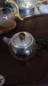 全度耐熱玻璃茶壺迷你泡茶壺功夫小茶壺一人用小容量綠茶專(zhuān)用泡茶器 壺綠把如意壺 350ml 曬單實(shí)拍圖