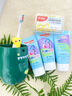 舒客+舒客兒童牙膏0-3-6-12歲含氟防蛀護(hù)齒護(hù)齦抗糖換牙期牙膏官方正品 單支 | 抗糖防蛀60g | 送牙刷*2 曬單實(shí)拍圖